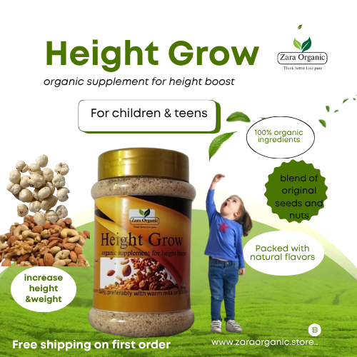 Height grow organic powder